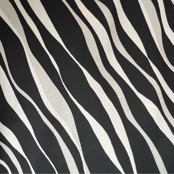 Vintage Express Y2K zebra animal print mini dress small party summer Dainty Rare - Picture 8 of 13